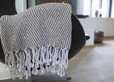 Bomullspledd i 100% bomull 135 x 200 cm. fra Rugs’N’More