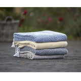 Bomullspledd i 100% bomull 135 x 200 cm. fra Rugs’N’More