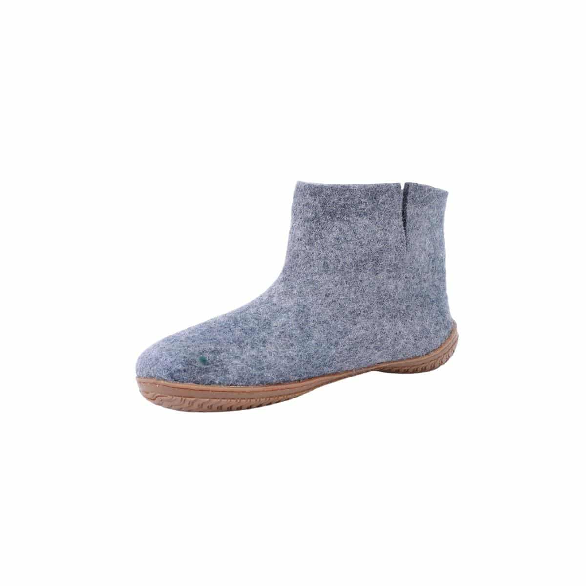 Ullstøvel (100 % ren ull) – Modell Denim m/gummisåle