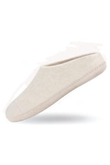 Ulltøffel (100 % ren ull) – Modell Beige m/såle i skinn